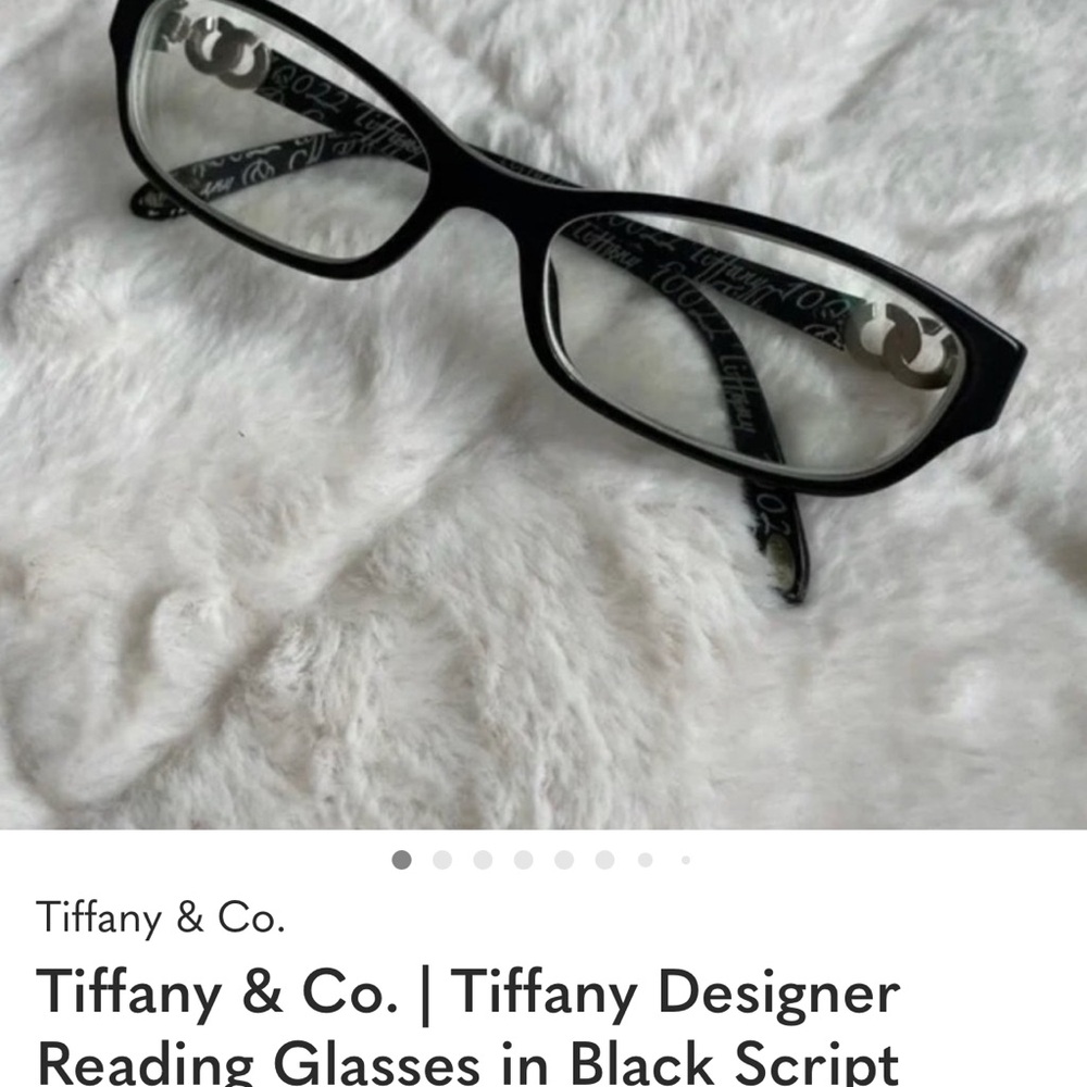 Tiffany & Co. | Tiffany Designer Reading Glasses in Black Script